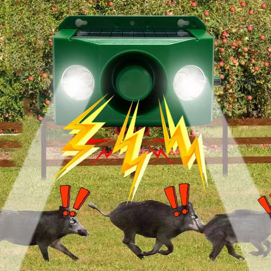 WildGuard Répulsif Solaire à Alarme | Dissuasion Animale Puissante