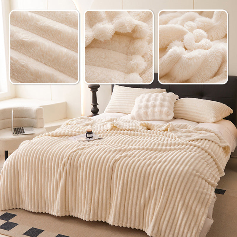 Couverture Plaid Épaisse Peluche Velours