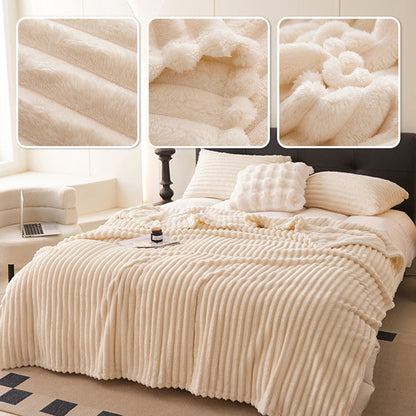 Couverture Plaid Épaisse Peluche Velours