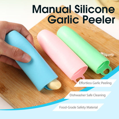 Tube Éplucheur Ail Silicone Rapide