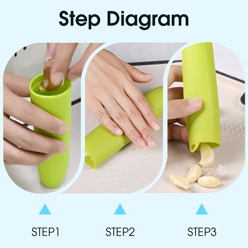 Tube Éplucheur Ail Silicone Rapide